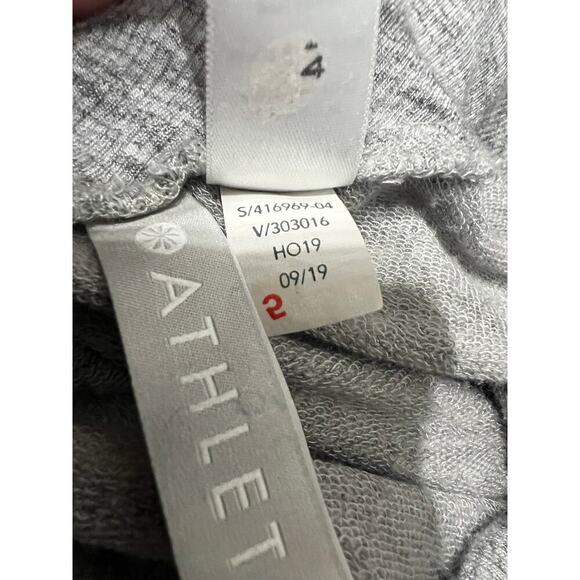 Athleta Nirvana Cardigan Small Grey Wrap Long Sleeve Lounge French Terry Modal - Picture 7 of 7
